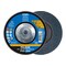 Pferd 7" x 5/8-11 Thd. POLIFAN Flap Disc - Z PSF STEELOX, Zirconia, 40 Grit, Conical 62081 - alternate 1